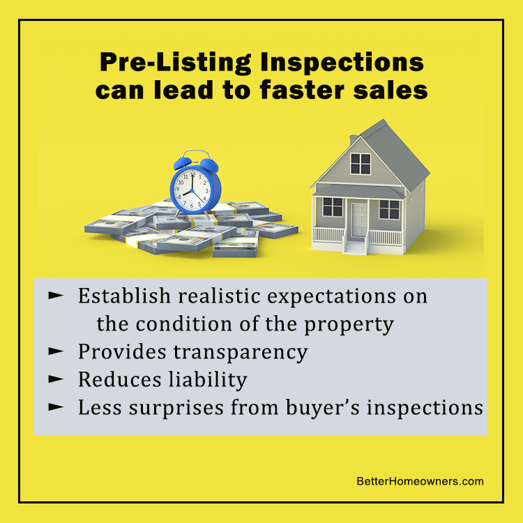 Pre-Listing Inspections Can Lead to Faster Sales